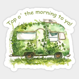 St. Patrick's Camper Sticker